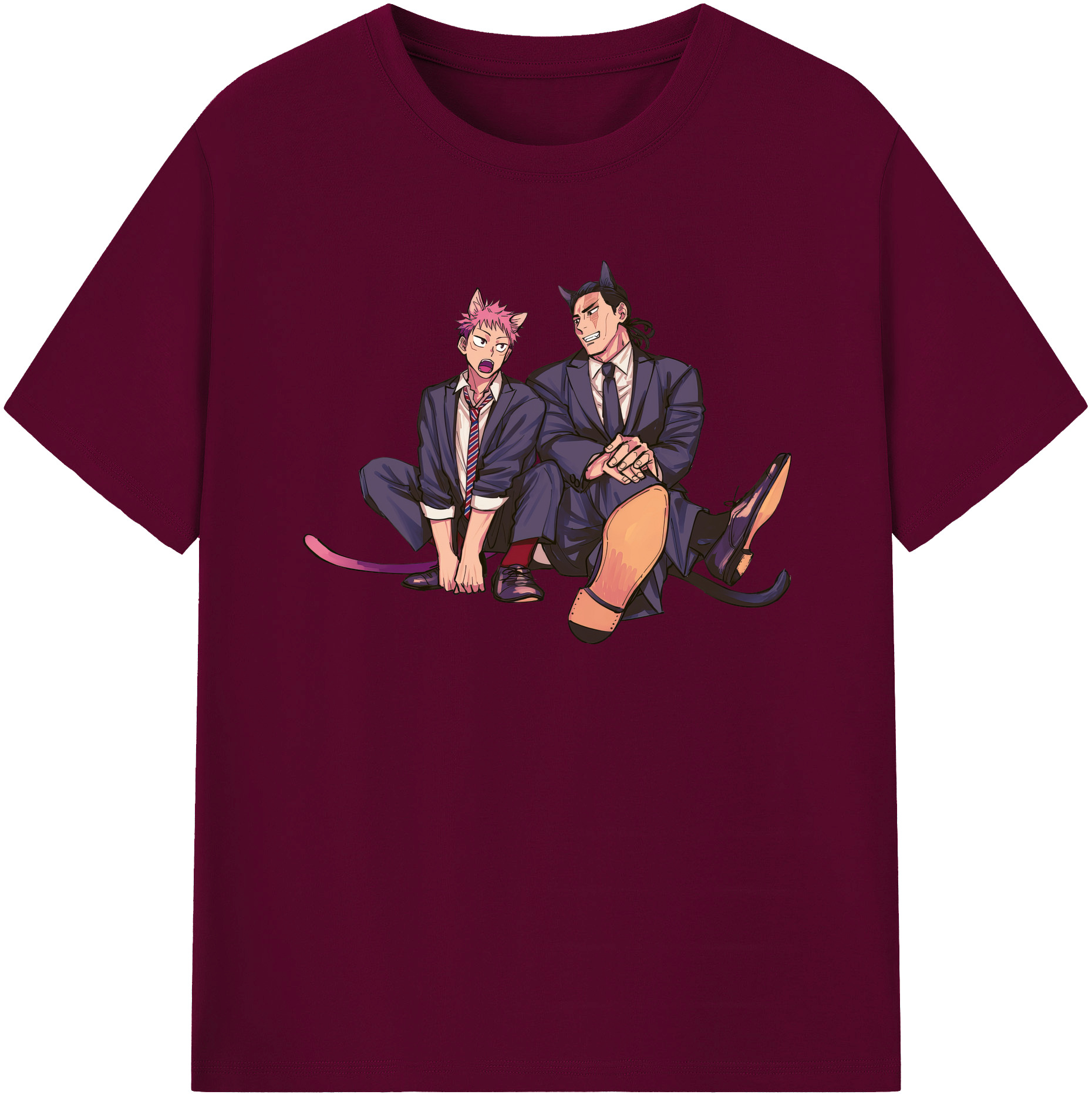 （画像用） 呪術廻戦 Jujutsu Kaisen レディースカジュアルプリントTシャツ（綿100％）
